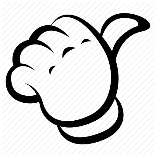 512x512 Cartoon, Comics, Drawing, Gesture, Hand, Like, Thumbs Up Icon