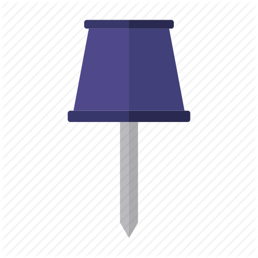 512x512 design, education, school, thumbtack drawing icon