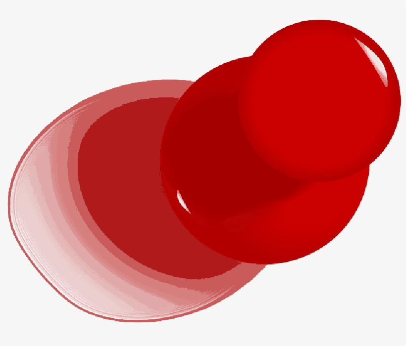 820x700 Red Thumbtack Png