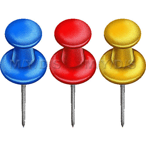 500x500 thumbtack pushpin drawing pin clipart free clip art