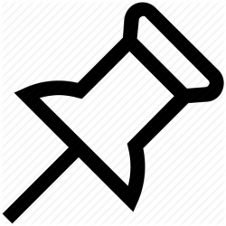 250x250 Thumbtack Vector Picture