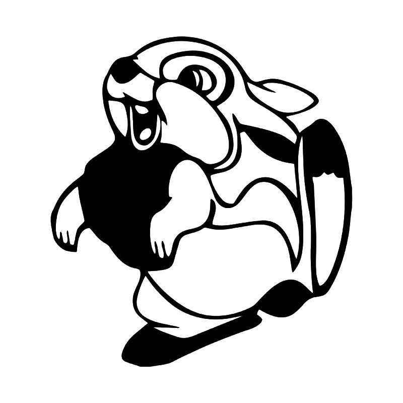 800x800 Thumper Rabbit Bambi Vinyl Sticker