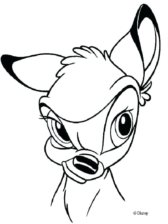 639x850 Coloring Pages Bambi And Thumper