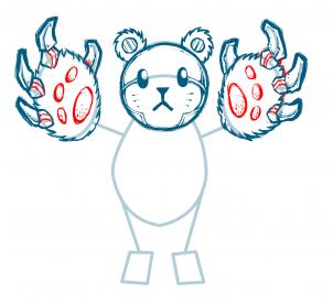 302x276 How To Draw A Berbil, Thundercats, Berbils, Step