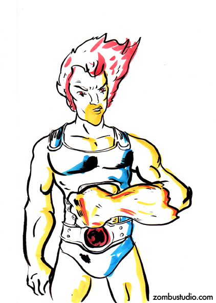 422x590 Daily Drawing Thundercats Zombustudio
