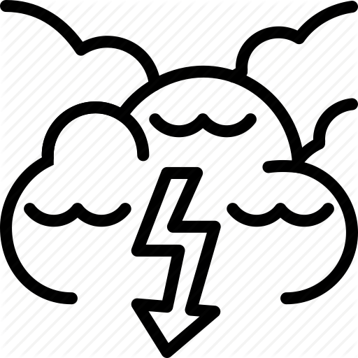 512x512 Forecast, Thunderstorm, Weather Icon