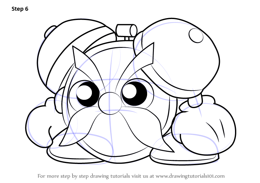 843x596 Learn How To Draw Mr Tick Tock From Kirby