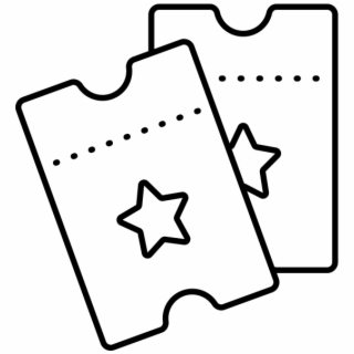 320x320 Hd Each Ticket Has An Easy To Tear Perf To Allow The Top