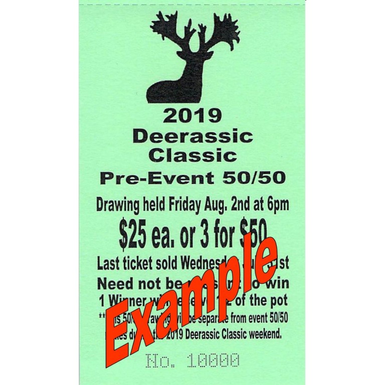 768x768 Pre Event Raffle Ticket