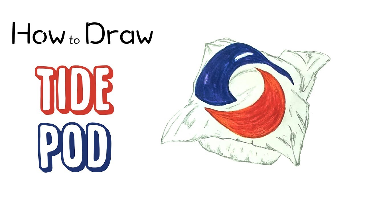 1280x720 How To Draw A Tide Pod