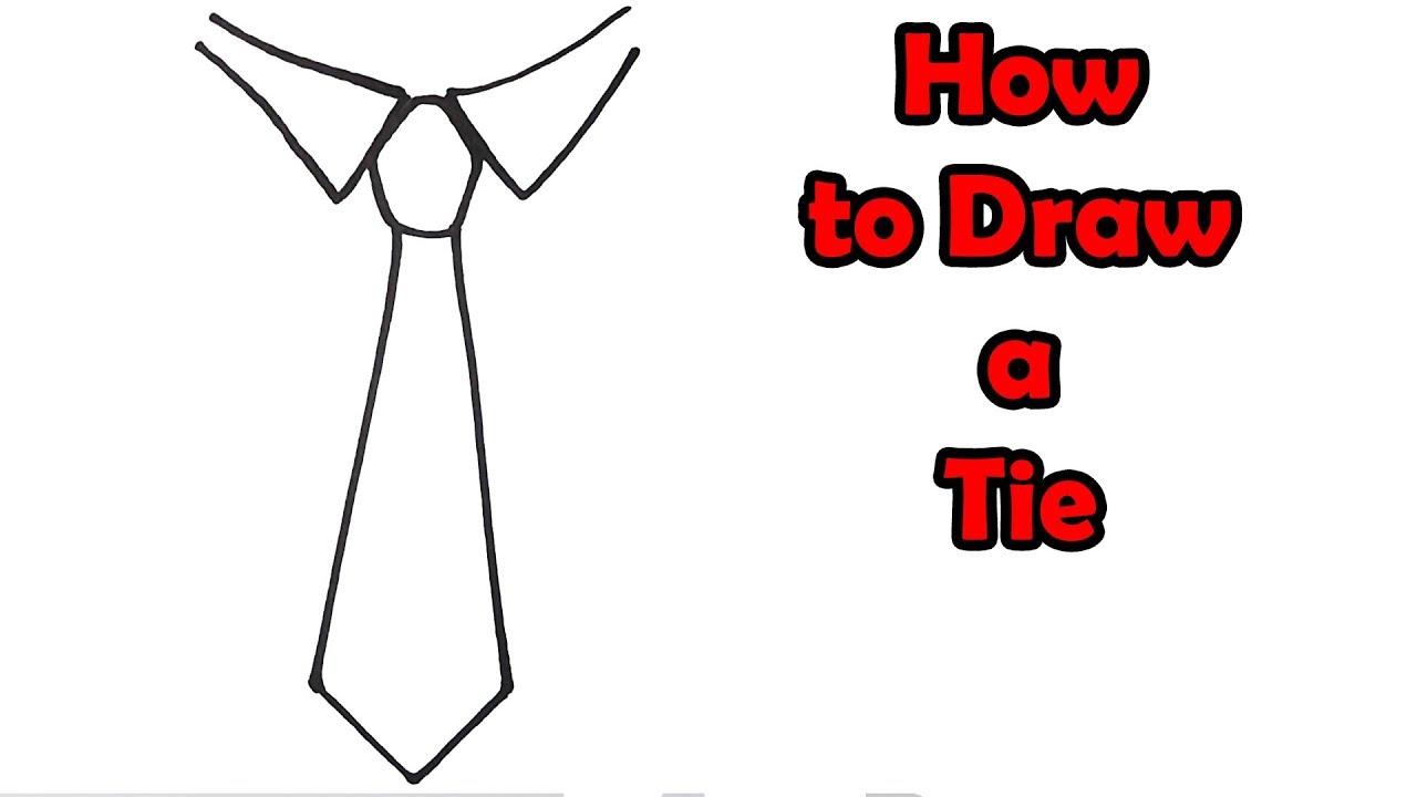 1280x720 How To Draw A Tie