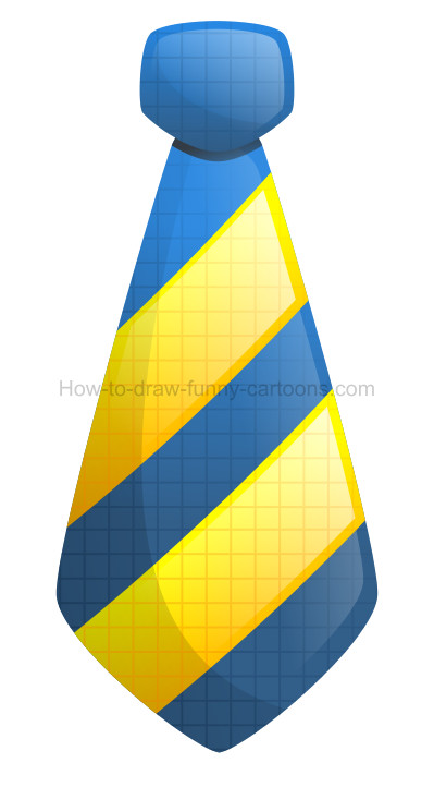 399x722 How To Draw Cartoon Ties