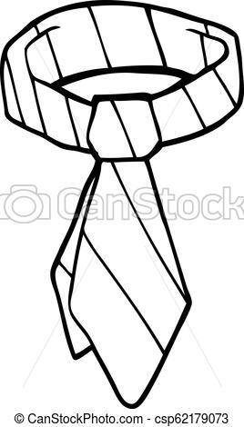 268x470 Line Drawing Cartoon Tie