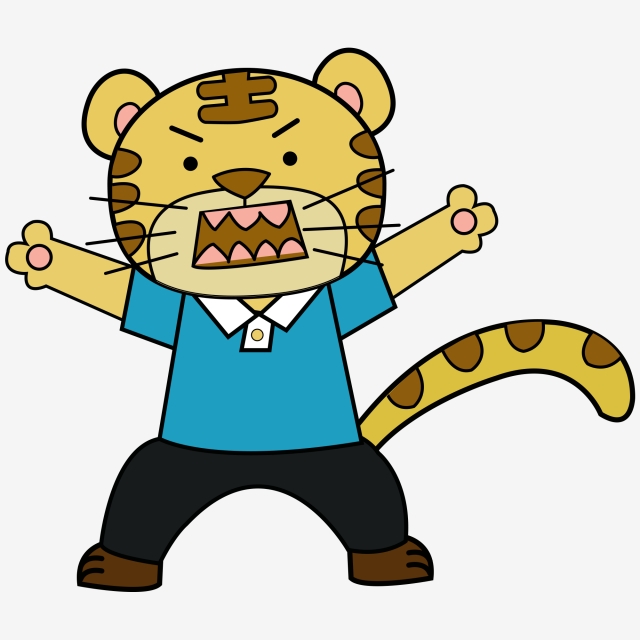 640x640 childrens drawing sky coloring tiger, animal, ferocious, pissed