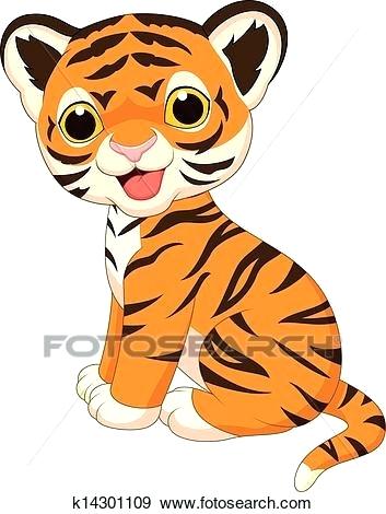 353x470 Cute Tiger Drawing Cute Cartoon Tiger Drawing