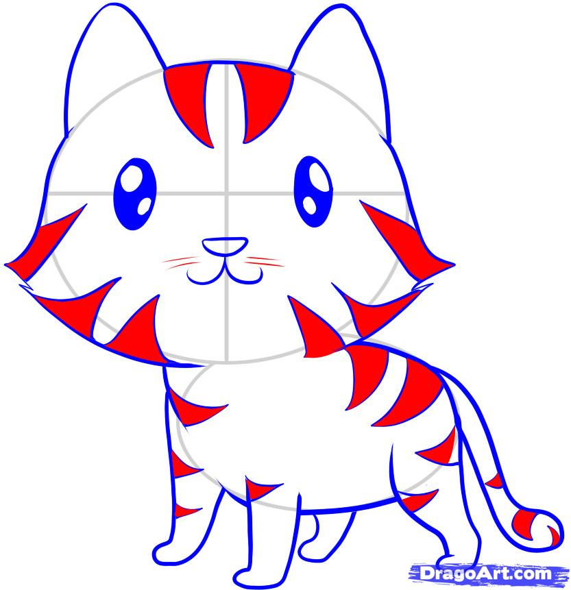 833x861 Step How To Draw A Tiger For Kids