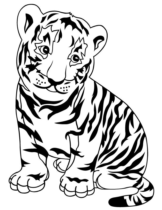 670x867 Tiger Coloring Pages For Adults Elegant Photos Tiger Coloring