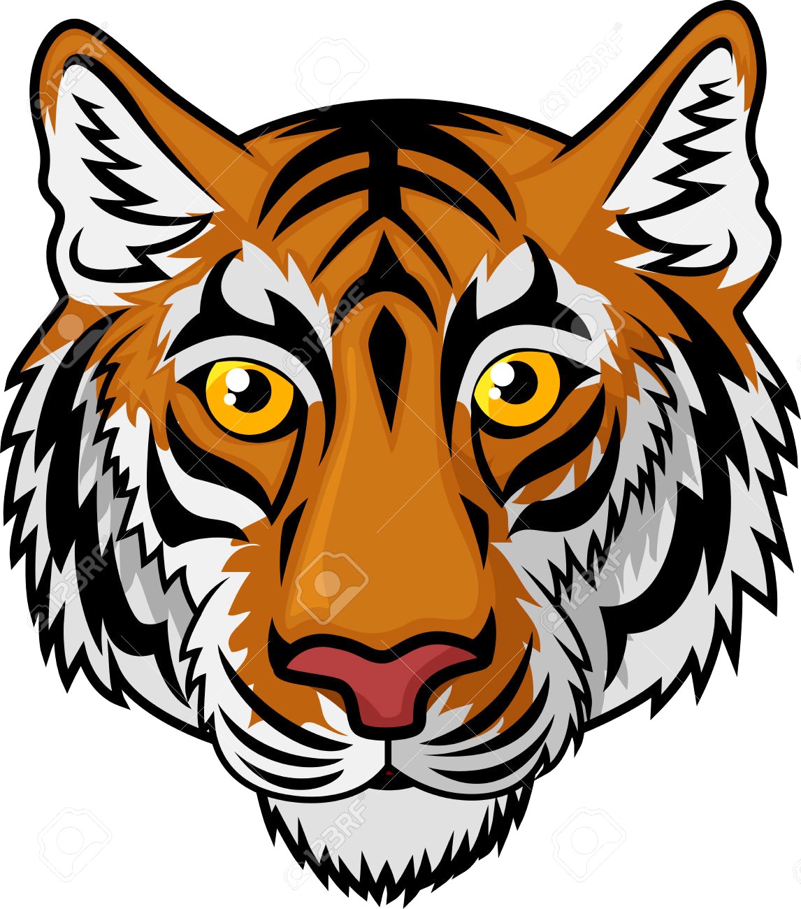 1146x1300 Tiger Face Drawing Draw A Cartoon Thanhhoacar Com