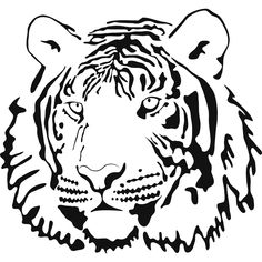 236x236 Best Tiger Outline Images Drawings, Drawing S, Paint