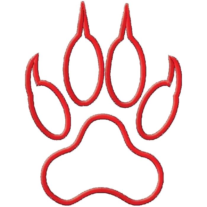 700x700 Free Paw Print Outline Download Free Clip Art Free Clip Art