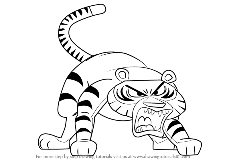800x567 Learn How To Draw Timmy The Tiger From Looped