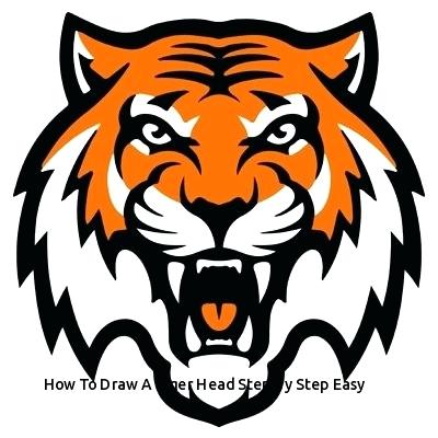 400x400 Easy Drawing Of A Tiger Simple Tiger Sketch Easy Drawing Animals
