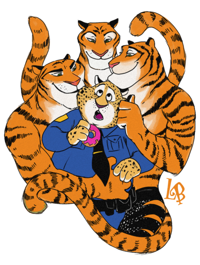 400x531 Zootopia Dancing Tiger Tumblr