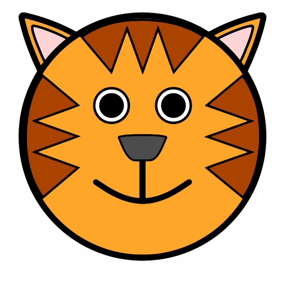 920x960 Tiger Face Clip Art