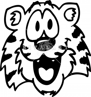 375x400 Tiger Clipart Face Clip Art Images