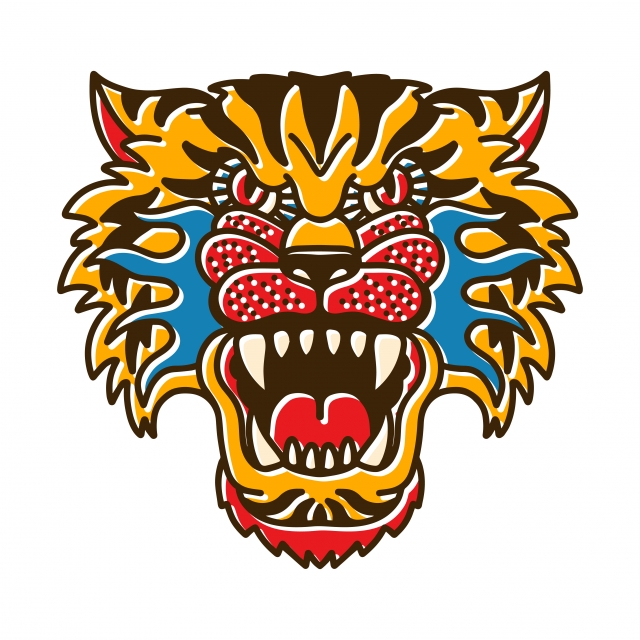 640x640 Tiger Head Bohotattoo, Power, Drawing, Cat Png And Vector For Free