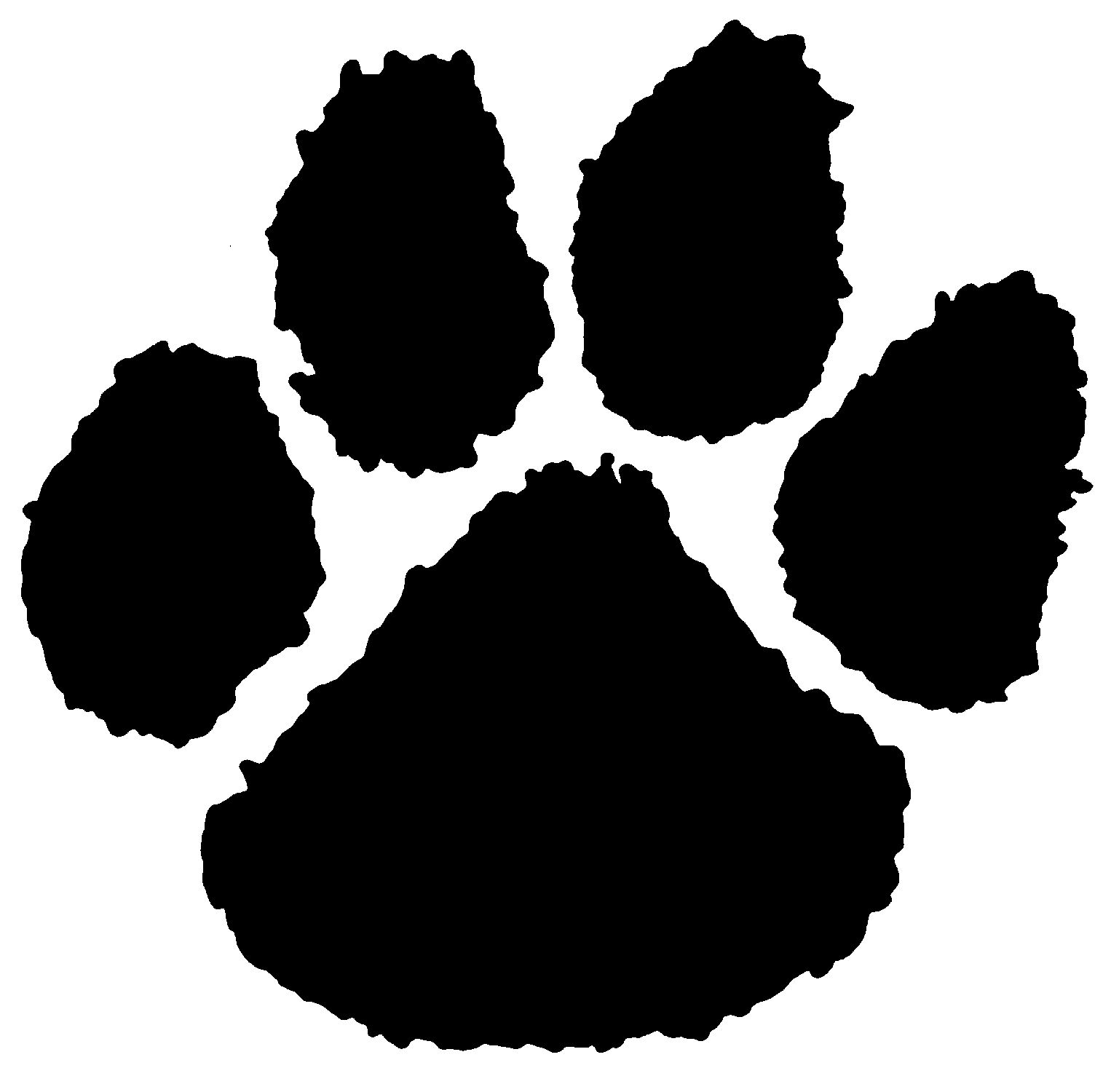 1515x1500 bear paw stencils tiger paw print stencil bear paw drawing