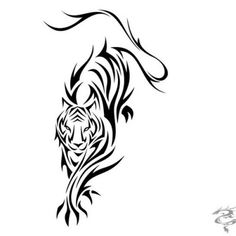 236x236 Best Tiger Outline Images Drawings, Drawing S, Paint