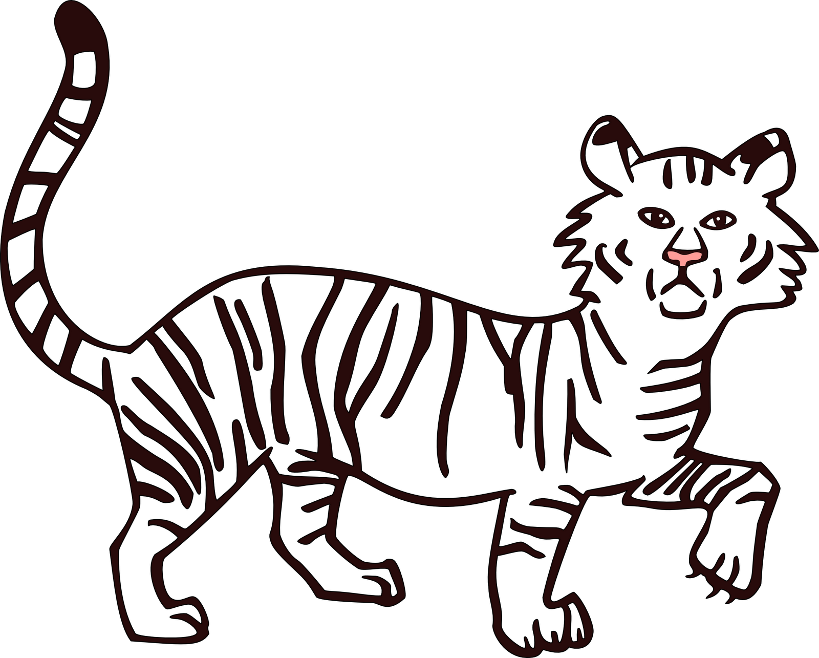 1600x1285 Drawing Tigers Colored Pencil Transparent Png Clipart Free