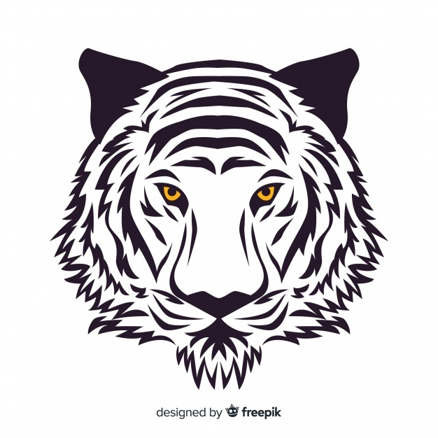 Tiger Profile Drawing | Free download on ClipArtMag