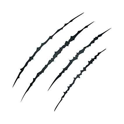 425x425 Claw Mark Stencil