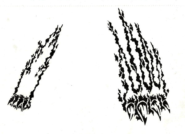 600x435 claw scratch drawing claw clip art vector illustrations best