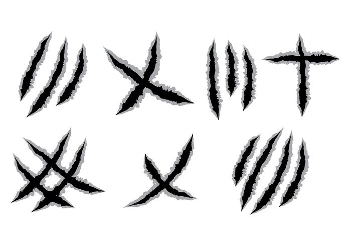 700x490 Scratch Marks Vector