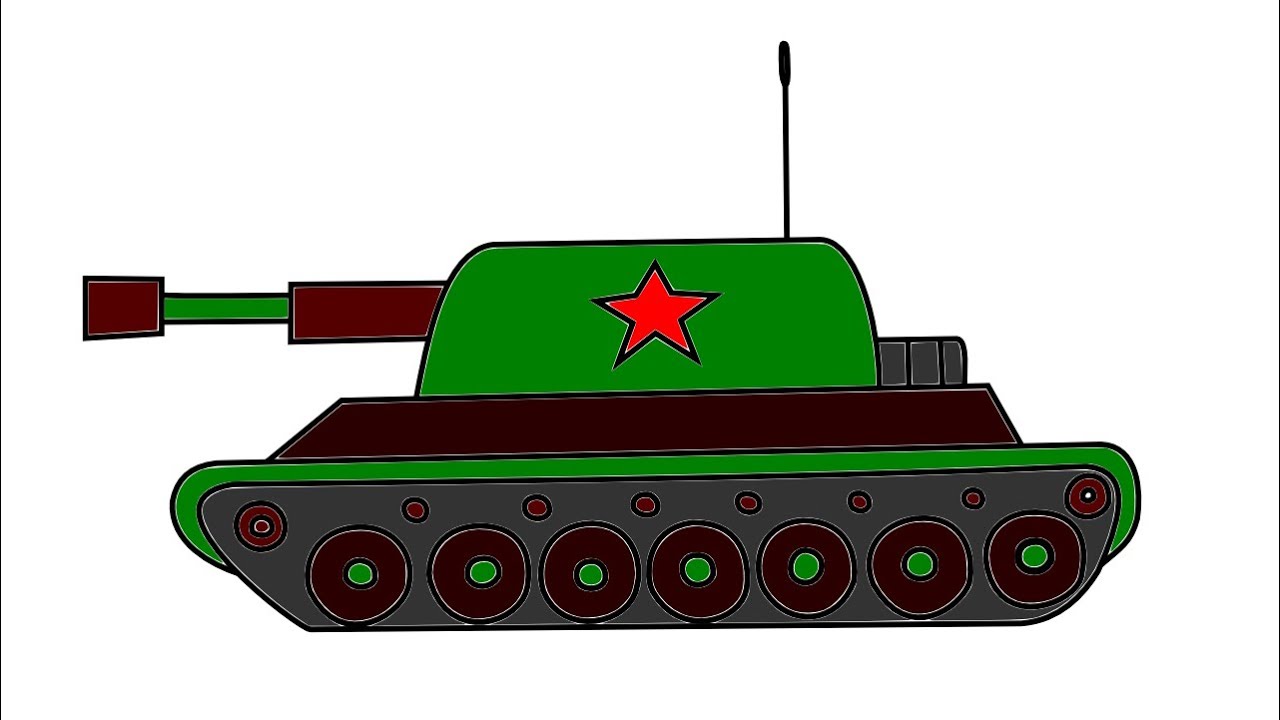 1280x720 How To Draw A Tank