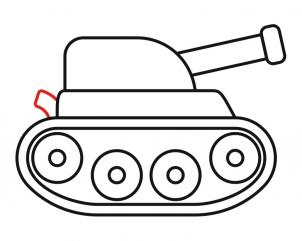302x241 How To Draw How To Draw A Tank For Kids