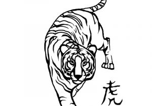 300x210 Tiger Tattoo Template Tribal Tiger Tattoos Designs And Pictures