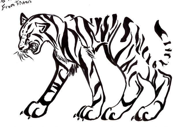 600x442 Tiger Tattoo