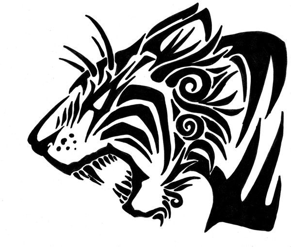 600x509 Tribal Tiger The Second