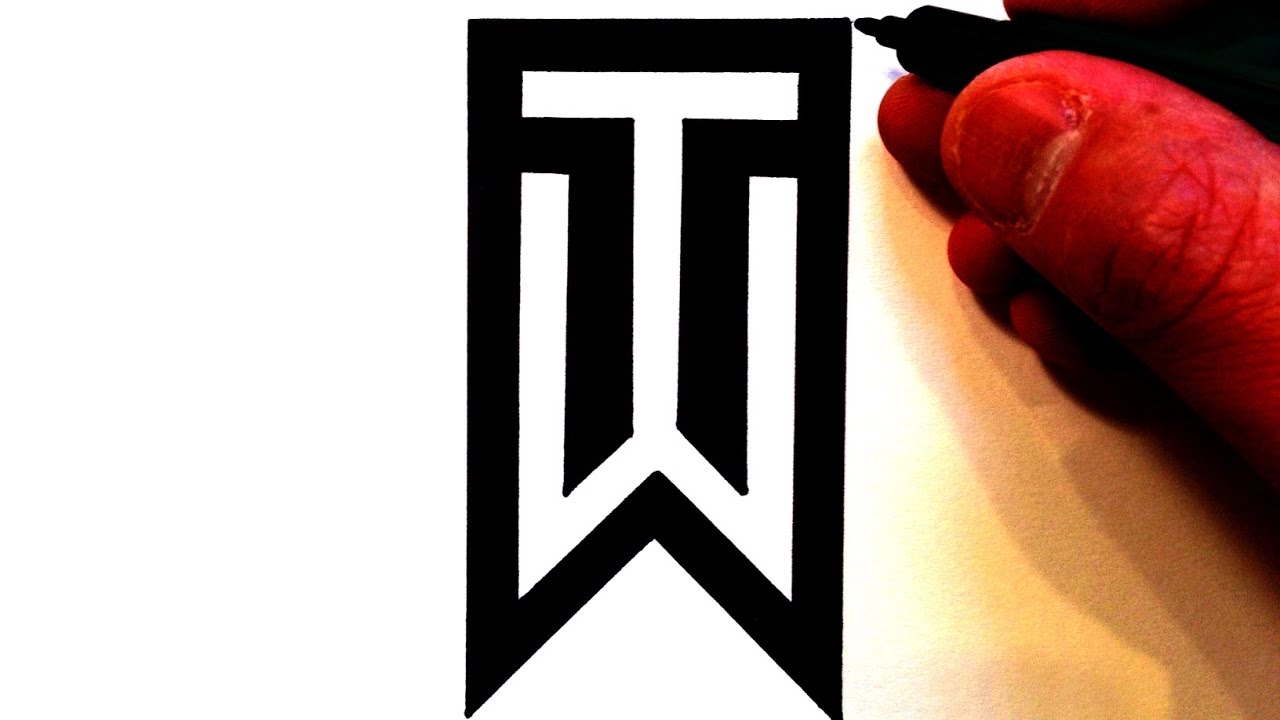 1280x720 How To Draw The Tiger Woods Logo
