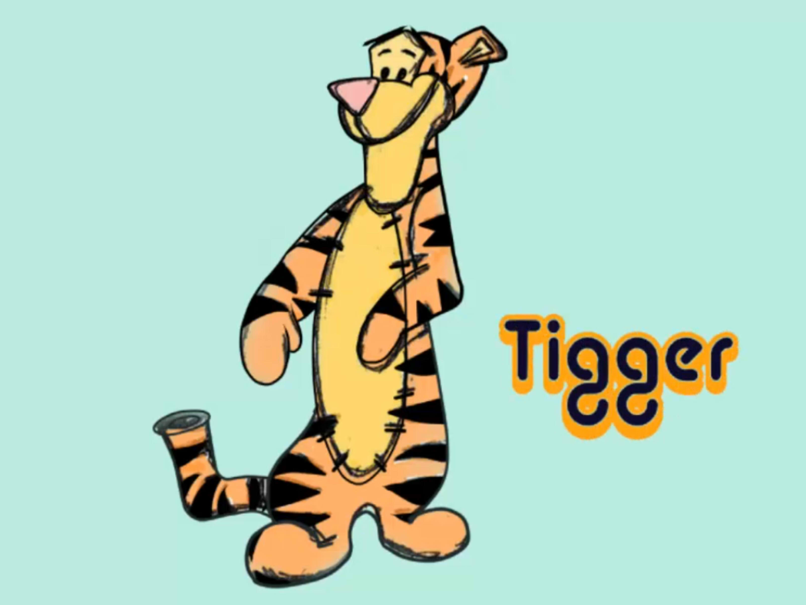 3200x2400 How To Draw Tigger From Winnie The Pooh