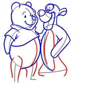 302x297 How To Draw How To Draw Tigger And Pooh