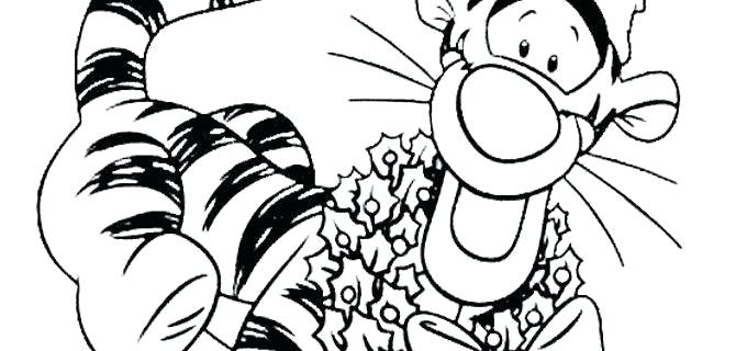 680x320 Coloring Pages Interesting Tigger