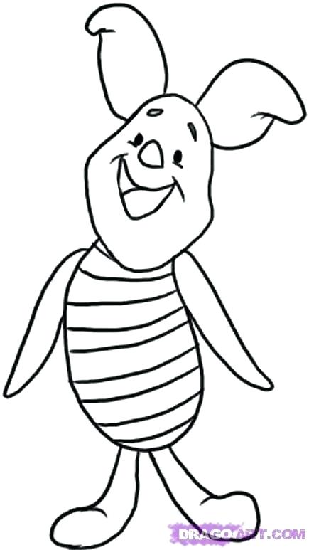 435x773 How To Draw Winnie How To Draw Piglet From The Pooh Step Draw So