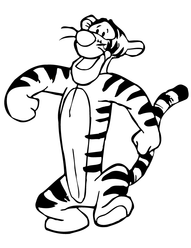 670x867 Tigger Coloring Pages Printable Pict Disney Coloring Pages