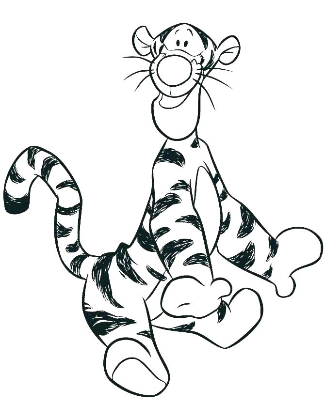 670x867 Baby Tigger Coloring Pages Baby Coloring Pages Baby Colouring