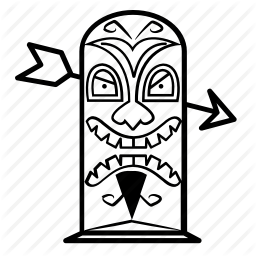 256x256 Collection Of Free Tiki Drawing Warrior Download On Ui Ex